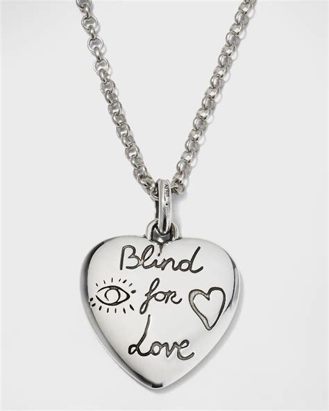 gucci blind for love necklace review|blind for love necklace.